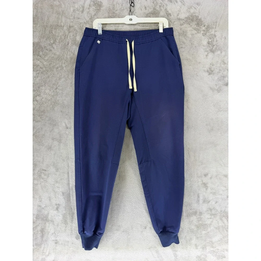 FIGS Scrub Pants Mens M Zamorra Jogger Navy Blue Technical Collection EUC